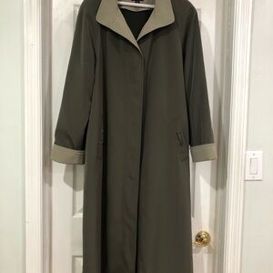 Olive Green Trench Coat